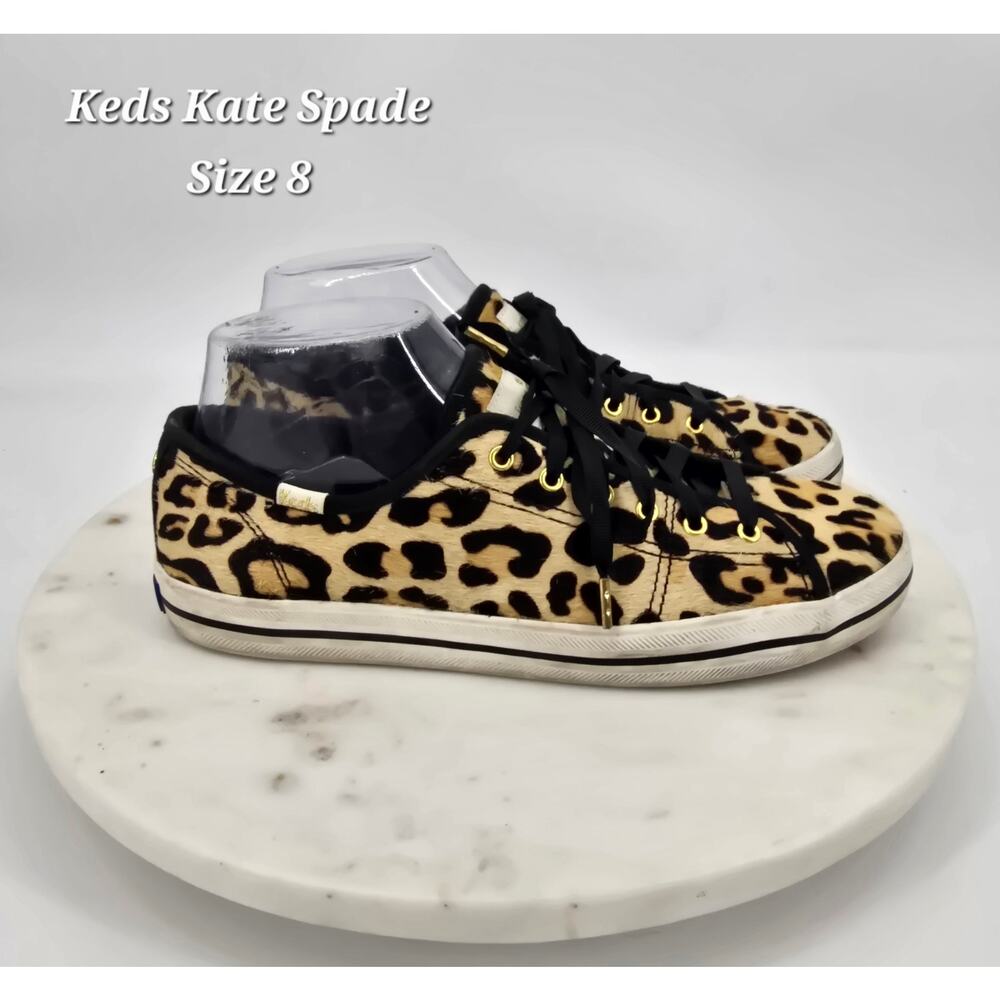 Keds for Kate Spade Leopard Print Sneakers – Size 8